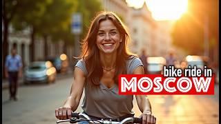 Interesting bike ride around Moscow, travel with me