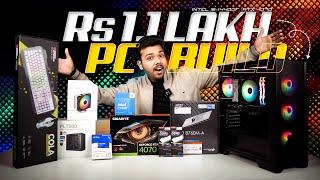 Rs 1.1 Lakh Gaming & Editing & AI PC Build with Intel Core i5-14400F & RTX 4070 