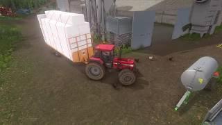 Farming Simulator 17 Selling Silage Bales on North Stone Farm