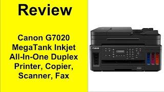 Setup of Canon G7020 MegaTank inkjet All-In-One printer