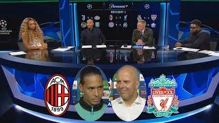 AC Milan vs Liverpool 1-3 Henry And Carragher Review | Virgil van Dijk And Arne Slot Reaction