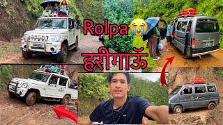 हरीगाऊॅ को बाटोमा के भयो आज बीच बाटोमा बस्न परेको छ  रोल्पा को बिजोक बाटो Rolpa vlog