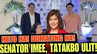 TATAKBO ULIT! SENATOR IMEE MARCOS NAG FILE NA KASAMA ANG KANIYANG INA NA SI IMELDA MARCOS NGAYON!