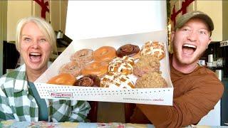 We tried the new Fall Krispy Kreme Doughnuts so you don’t have to (one blew us away though )