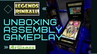 Legends Pinball Unboxing: Assembly & Gameplay