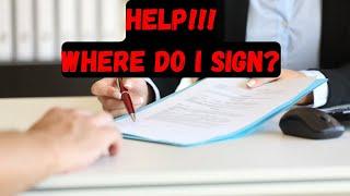 Free Loan Doc Overview Part 2....Where Do They Sign...Where Do I Sign #notary