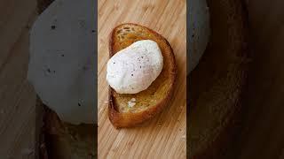 Good morning with a poached egg
