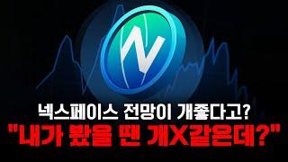 넥스페이스 코인 전망이 개좋아보인다고? 내가 봤을땐 개X같아 보이는데?