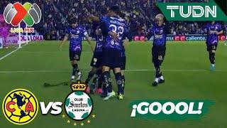 ¡EL SEGUNDO AZULCREMA! Hernández define | América 3-0 Santos | Liga Mx -AP2024 - J12 | TUDN