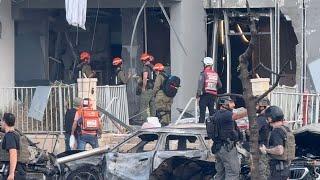 Israel emergency services respond to new Iranian missile barrage