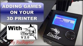 HOW TO Unlock Hidden Games in MARLIN 2.0 (3D Printer)