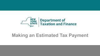 Make an Estimated Tax Payment