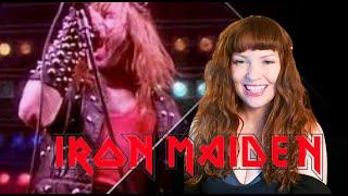 Redhead Reaction to Iron Maiden- Run to the Hills Live