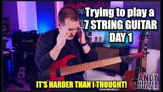 Pro Guitarist Tries a 7-String Guitar for the First Time | Day 1 Journey