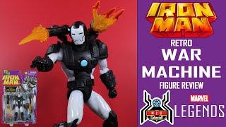 Marvel Legends WAR MACHINE Retro Iron Man Animated Series Cardback Exclusive Figure Review