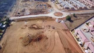 Aerial View of Civils Done on our Wilgeheuwel Ext 60 Site.