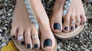 incredible  and fancy collection of feet  toe rings design ideas for ladies