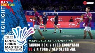 Takuro Hoki/Yugo Kobayashi (JPN) vs Jin Yong/Seo Seung Jae (KOR) [ QF ] China Masters 2024