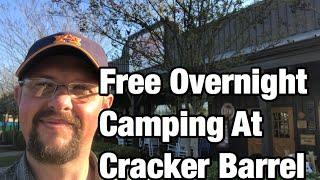 Free Camping At Cracker Barrel