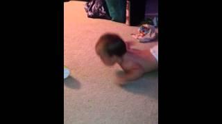 Bryce doing the inch worm