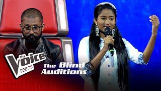 Tharindi Mekala | Dasabaladari (දසබලධාරී) | Blind Auditions | The Voice Teens Sri Lanka