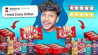 I TRIED ALL KITKAT FLAVOUR OVER THE WORLD!