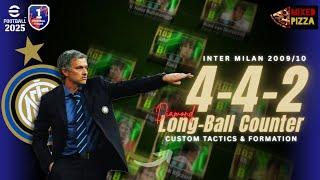 Inter Milan's 2009/10 Tactics & Formation - 442 Diamond Long Ball Counter - eFootball™2025