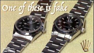 Real vs Fake ROLEX Explorer 1 Comparo | Can You Spot the Fake One?