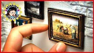DIY Miniature [미미네 X 나노드로잉 심현대] "나노 그림"으로 "미니어쳐 액자" 만들기 (그림대박!!)  / 미미네미니어쳐