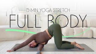 15 Minute Full Body Stretch | Anytime Yoga Routine