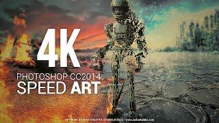 4K Photoshop CC2014 - Speed art - Next Generation World - JKVA