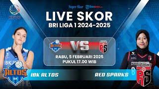 RED SPARKS VS IBK ALTOS - LIVE SKOR Liga Voli Korea 2024-25: Perjudian Ko Hee-jin Demi Megawati