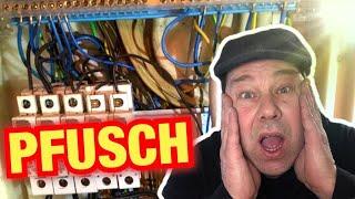 Junger ELEKTRIKER findet Fehler nicht und pfuscht rum! Proofwood