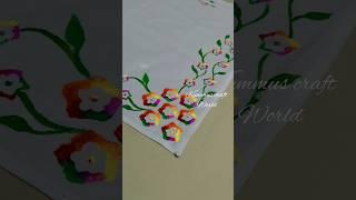 amazingvegetable printing on kerchief#vegetables #kerchiefs #youtubeshorts#ladiesfinger