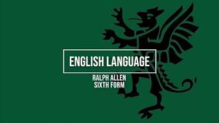 Ralph Allen: English Language