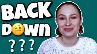 Как переводится BACK DOWN | популярные фразовые глаголы на английском