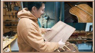 Interview: A luthier making bluegrass guitars in China【English Subs】