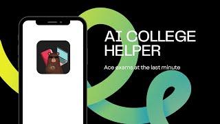 AI College Helper | Ace Exams at last minute