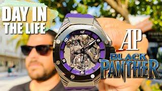 Day in The Life With The AP Black Panther! - AP Royal Oak Concept Flying Tourbillion