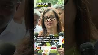 Whatever happened (in jail) is wrong: Sumalatha on VIP treatment for Darshan | SoSouth