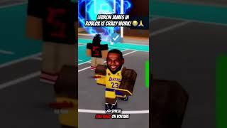 LeBron James in Roblox basketball is WILD!  #roblox #robloxfunny #syplex #basketball