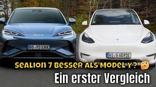 Tesla Model Y vs. BYD Sealion 7: Wer gewinnt das Elektro-Duell?