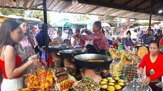 The Best Street Food & Market Food Tour In Cambodia - Grilled Frog, Chicken, Snails, & More