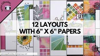 6" x 6" Pattern Paper Scrapbook Workshop | Full Of Life Papers | Stampin' Up!