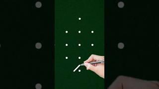 simple sikku kolam ️ easy muggulu  melikala muggulu ️ #shorts #viralvideos #muggulu #shortvideo