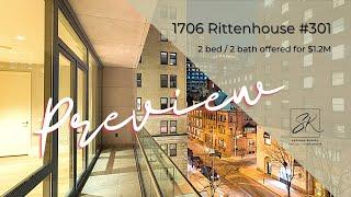 Center City Luxury Spotlight | 1706 Rittenhouse 2 Bd Condo