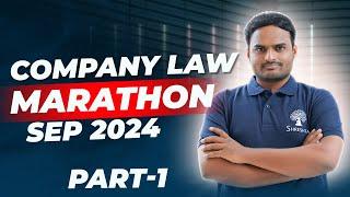 COMPANY LAW REVISION | COMPANY LAW MARATHON | CA INTER | SEP 2024 EXAMS