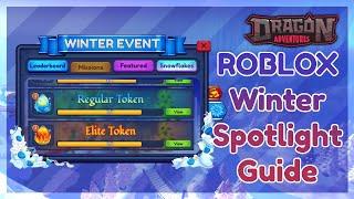 DA Guide || Winter Spotlight Token Guide — Key Locations!  ROBLOX Dragon Adventures