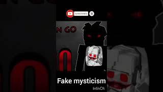 fake vs real mysticism in blockman go