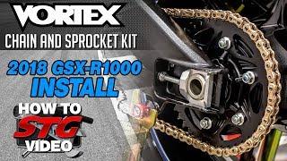 Vortex 2018 Suzuki GSX-R1000 Chain and Sprocket Install | Sportbiketrackgear.com